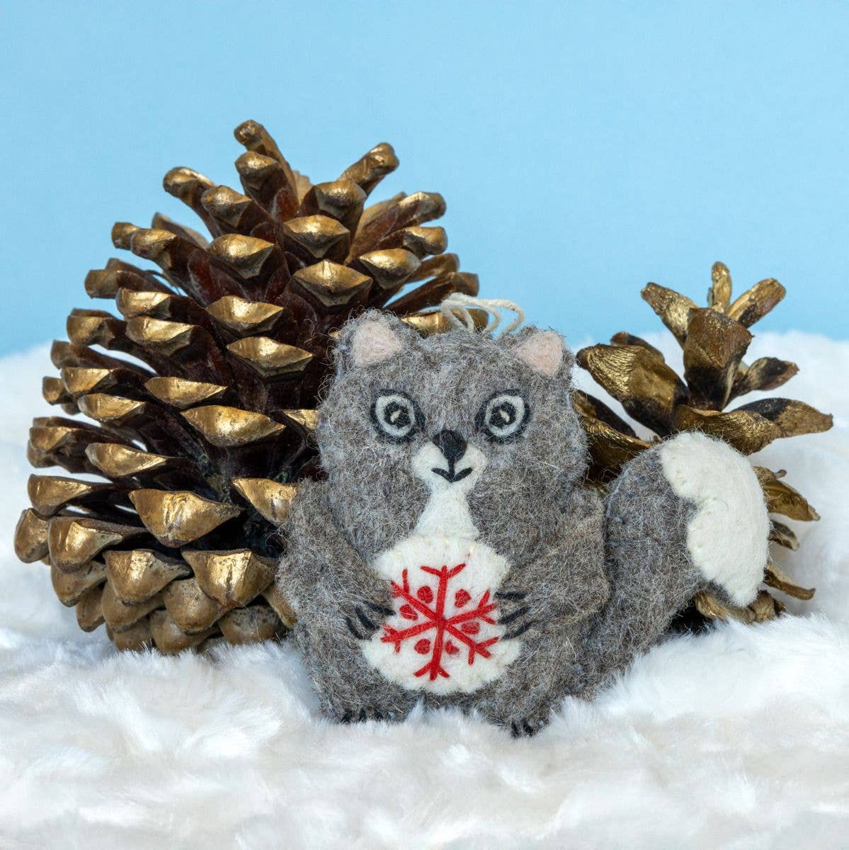 Snowflake Squirrel Ornament