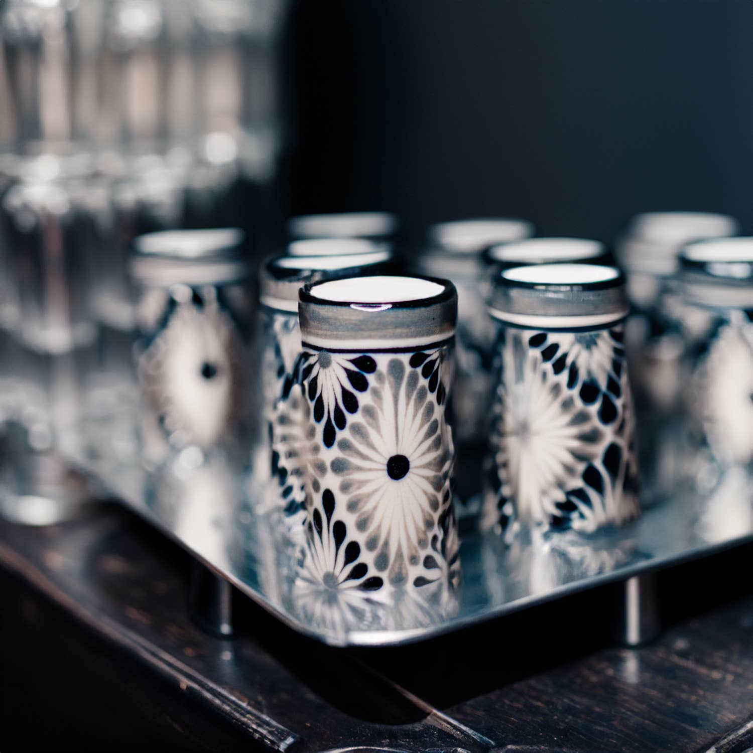 Shot Glass Gris Artisan Made