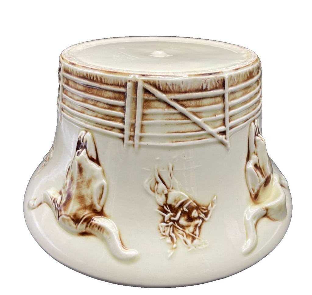 Vintage 1960 McCoy El Rancho Sombrero Serve All Chip & Dip Bowl - USA
