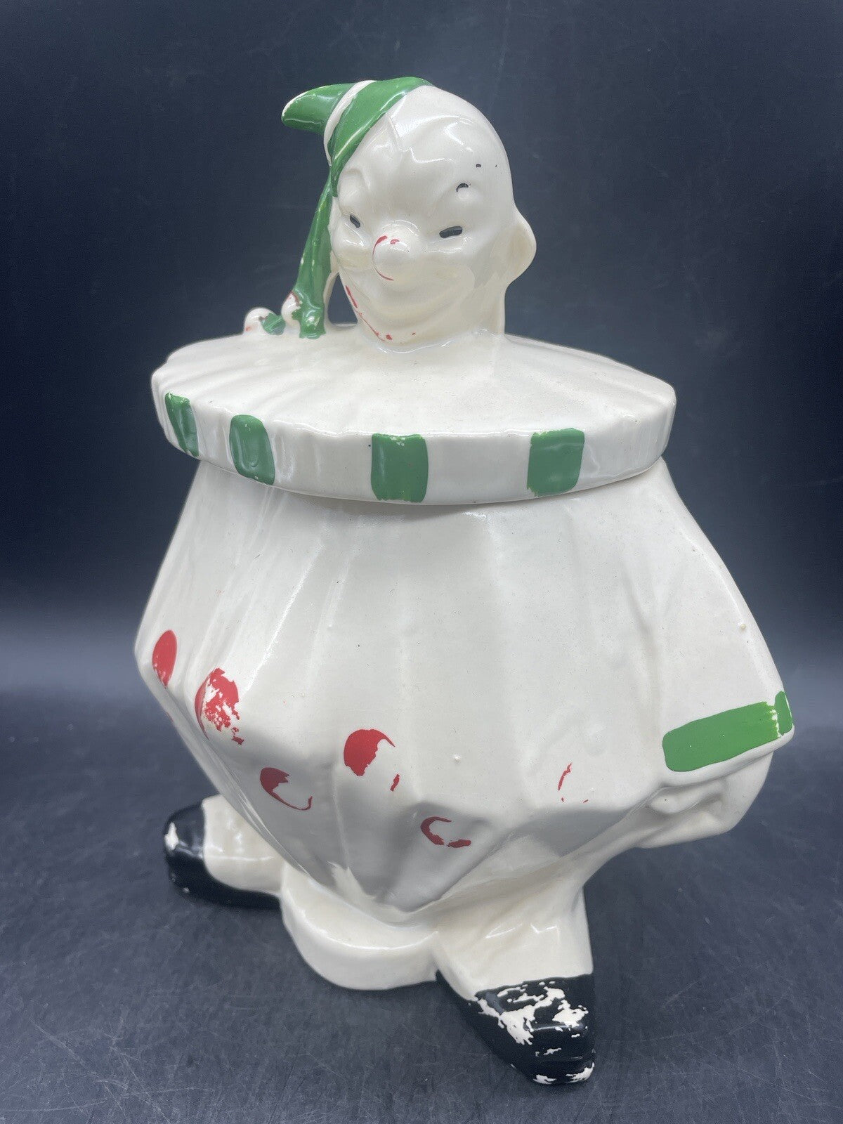 Vintage McCoy 1940's Clown Cookie Jar