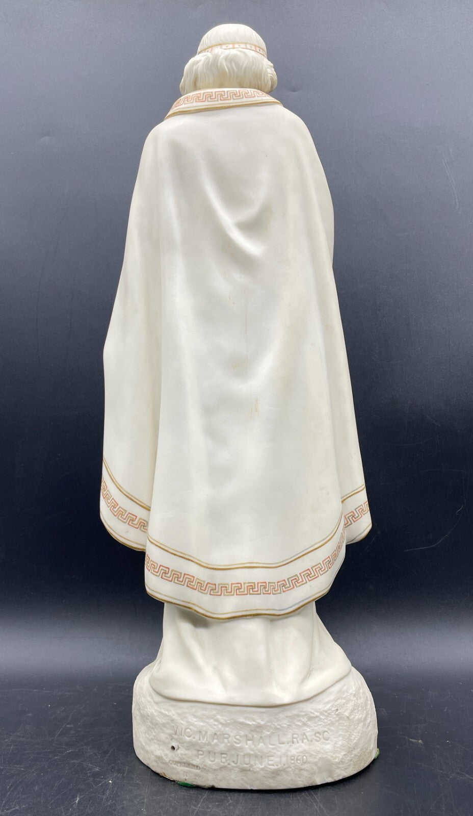 Antique 1860 Copeland Parian Hermione Statue - Large 17" Victorian Sculpture