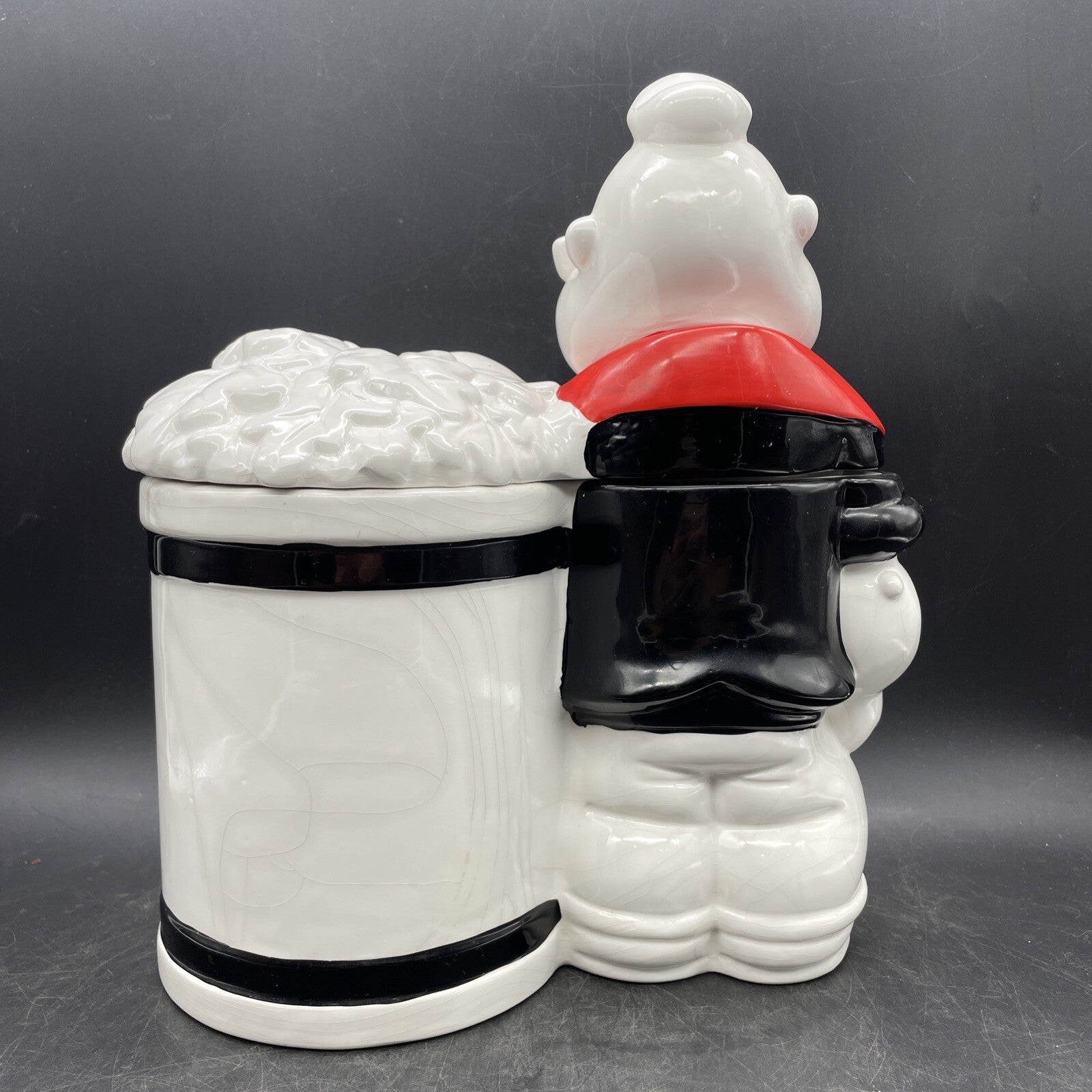 Vintage Benjamin & Medwin Popeye & Spinach Cookie Jar
