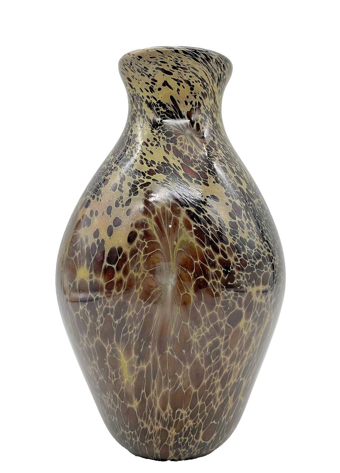 LOVELY ART GLASS VASE ATTRIBUTED TO MICHAEL COHN