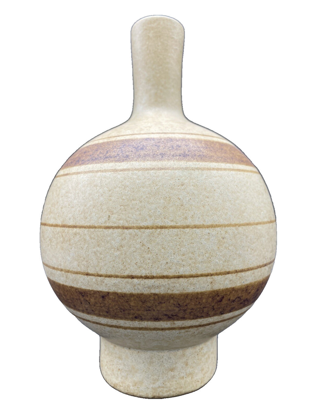 Robert Maxwell Two-Tone Stoneware Vase - Mid-Century Modern Art Pottery