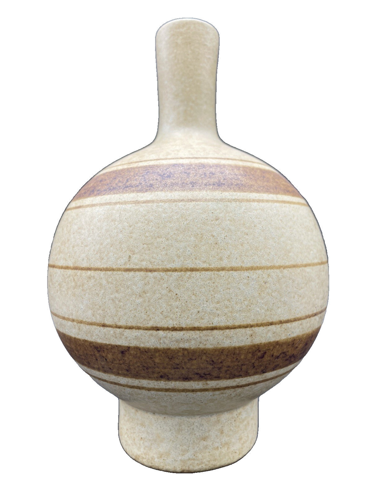 Robert Maxwell Two-Tone Stoneware Vase - Mid-Century Modern Art Pottery