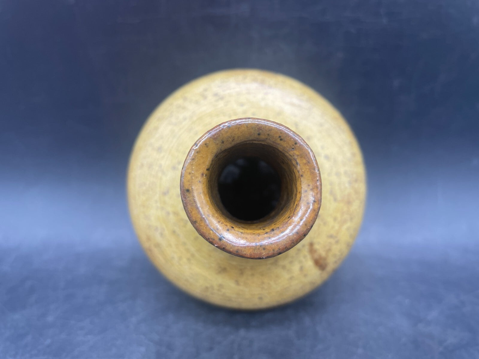 Signed Studio Art Pottery Vase - Neutral Beige Ceramic 4.5" Handmade