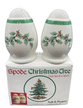 Vintage Spode Christmas Tree Salt & Pepper Shakers - England