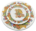 Pilgrim's Harvest Turkey Dinner & Salad Plate Set — American Atelier Thanksgiving