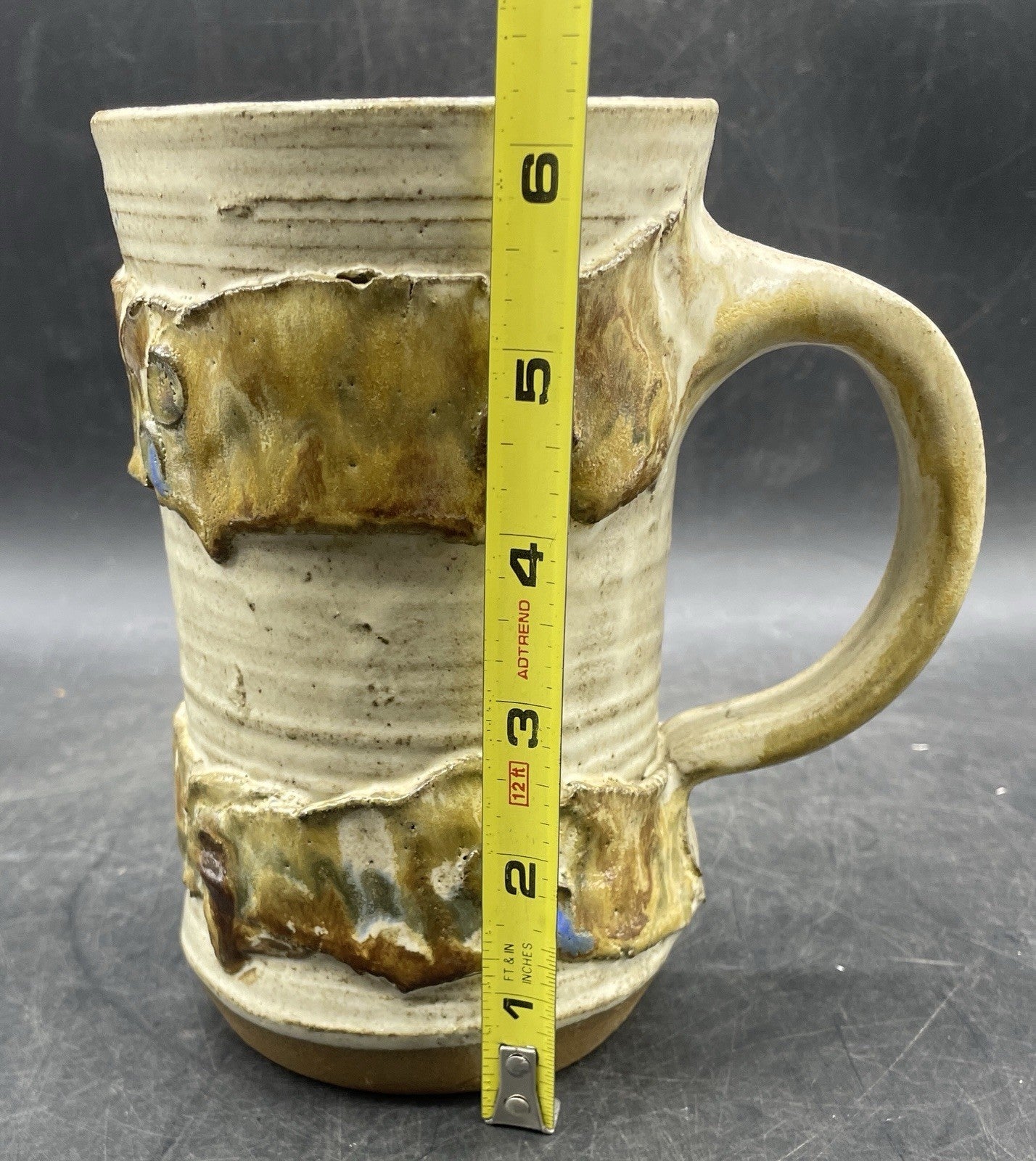 Vintage June Ellenwood Kapos Studio Pottery Mug - Karl Martz Student