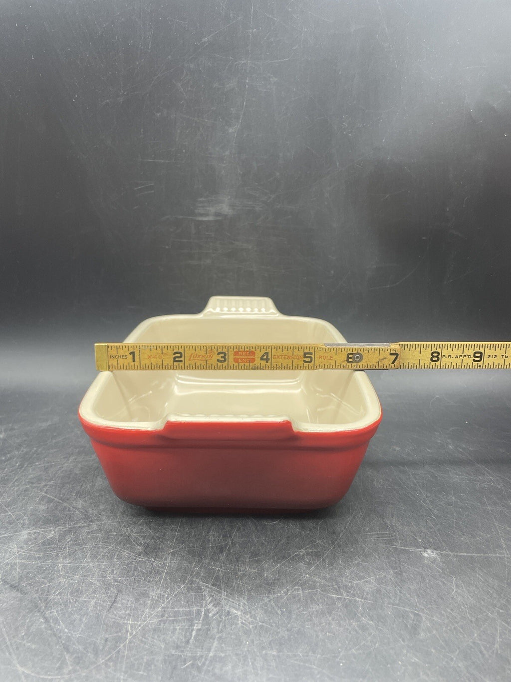 Le Creuset 16-41 Rectangle and 16-31 Oval Baking Dish, Cerise Red