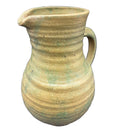 Vintage Studio Pottery Vase Pitcher Signed by Carmon - Handmade Earth Tone 7.5"