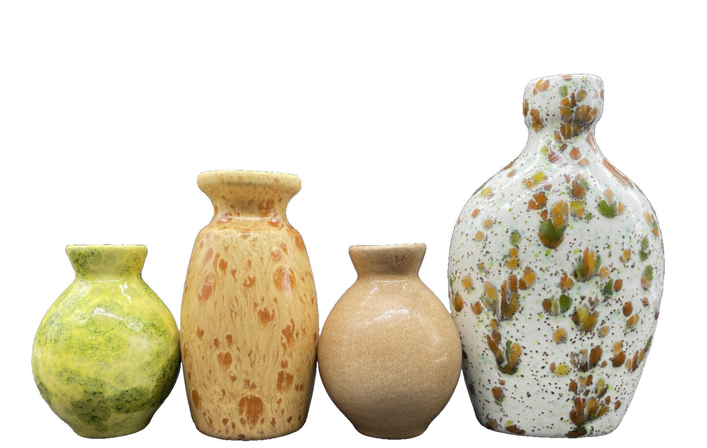 YATES Mid-Century Miniature Art Pottery 4 pcs