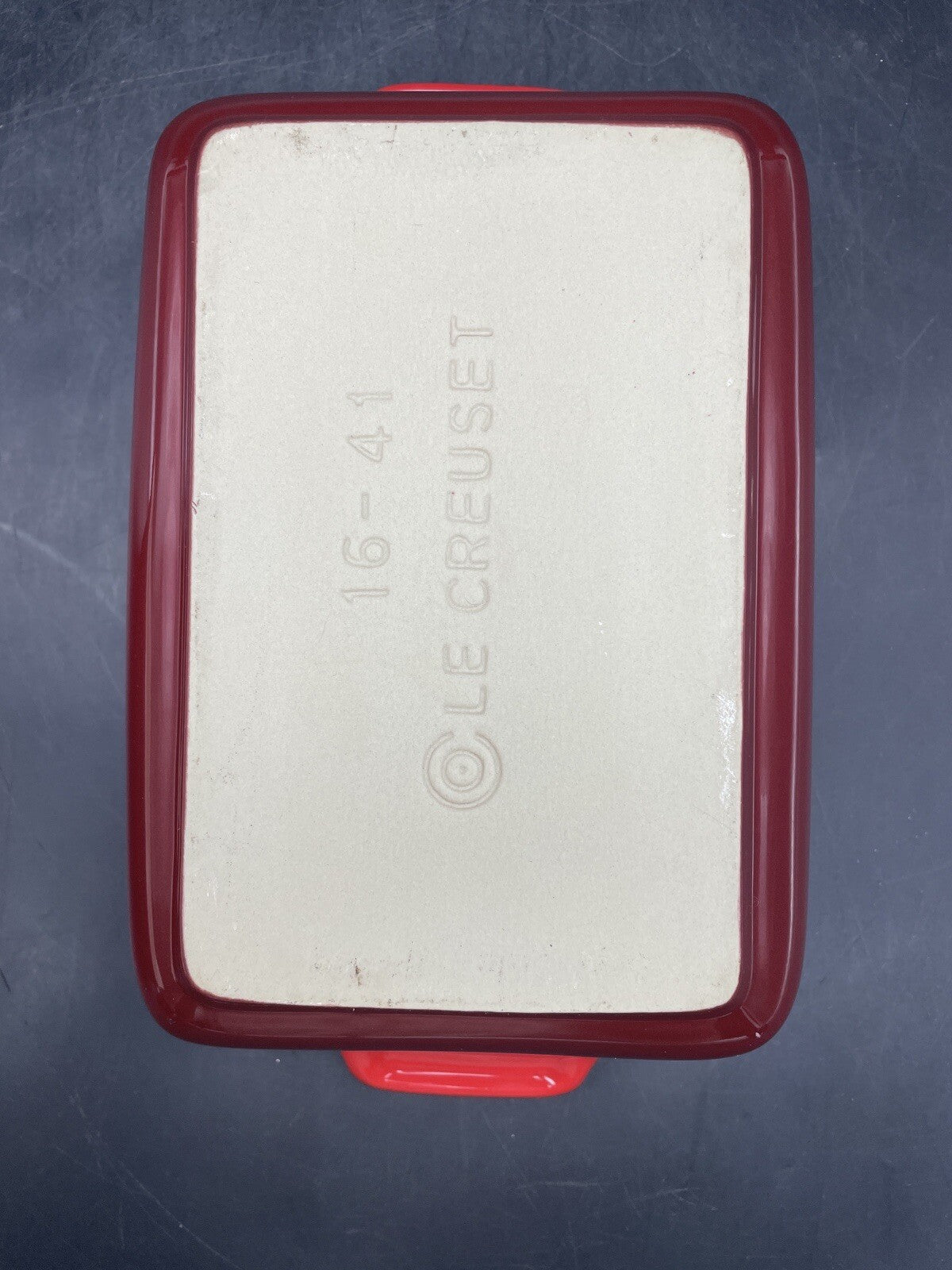 Le Creuset 16-41 Rectangle and 16-31 Oval Baking Dish, Cerise Red