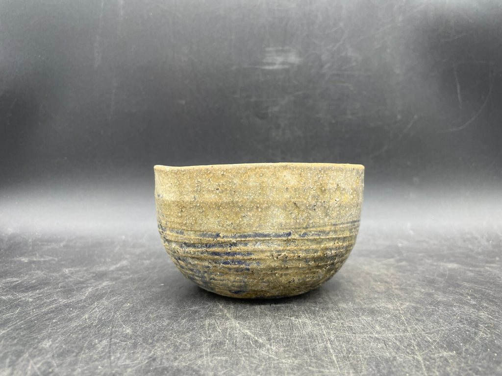 Vintage Artist Signed Art Pottery Bowl Vessel Hand Thrown Neutral Palate