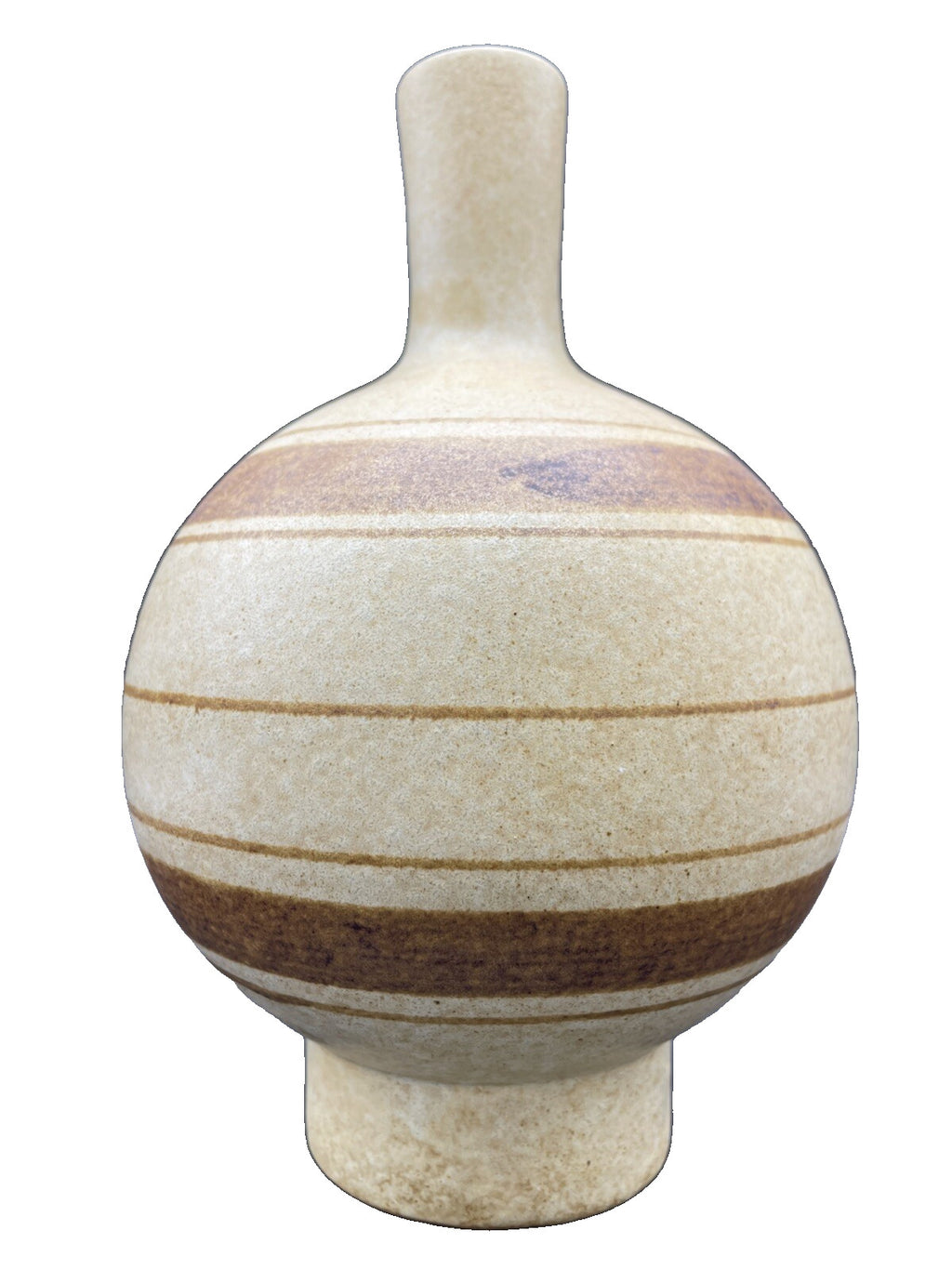 Robert Maxwell Two-Tone Stoneware Vase - Mid-Century Modern Art Pottery