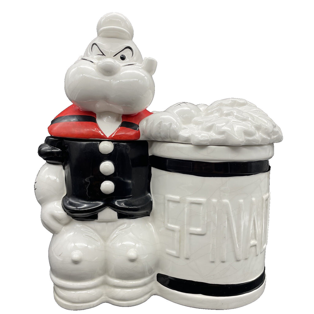 Vintage Benjamin & Medwin Popeye & Spinach Cookie Jar