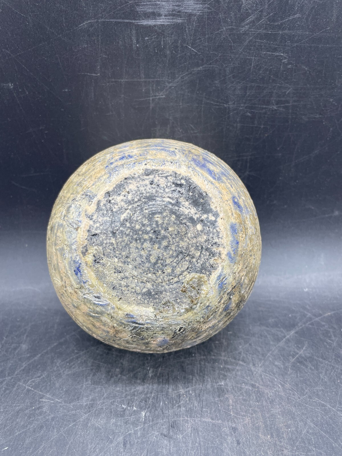 Vintage Artist Signed Art Pottery Bowl Vessel Hand Thrown Neutral Palate