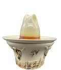 Vintage 1960 McCoy El Rancho Sombrero Serve All Chip & Dip Bowl - USA