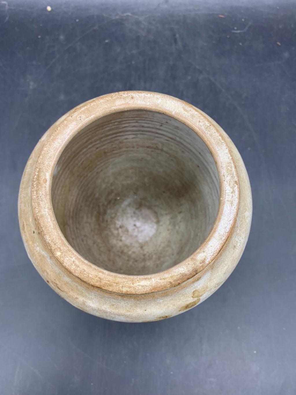 Signed Studio Art Pottery Vase - 1976 Bohemian Earth Tones | Vintage