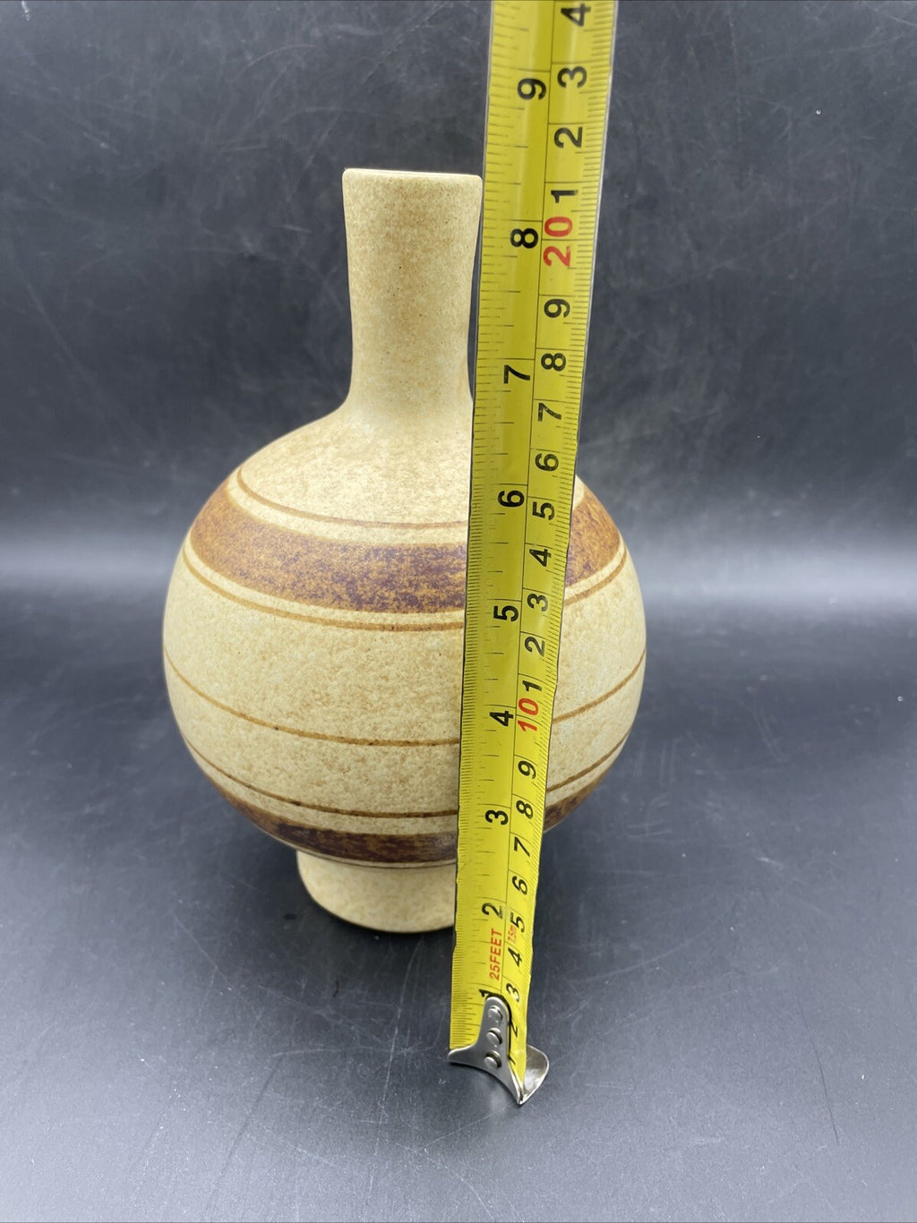 Robert Maxwell Two-Tone Stoneware Vase - Mid-Century Modern Art Pottery
