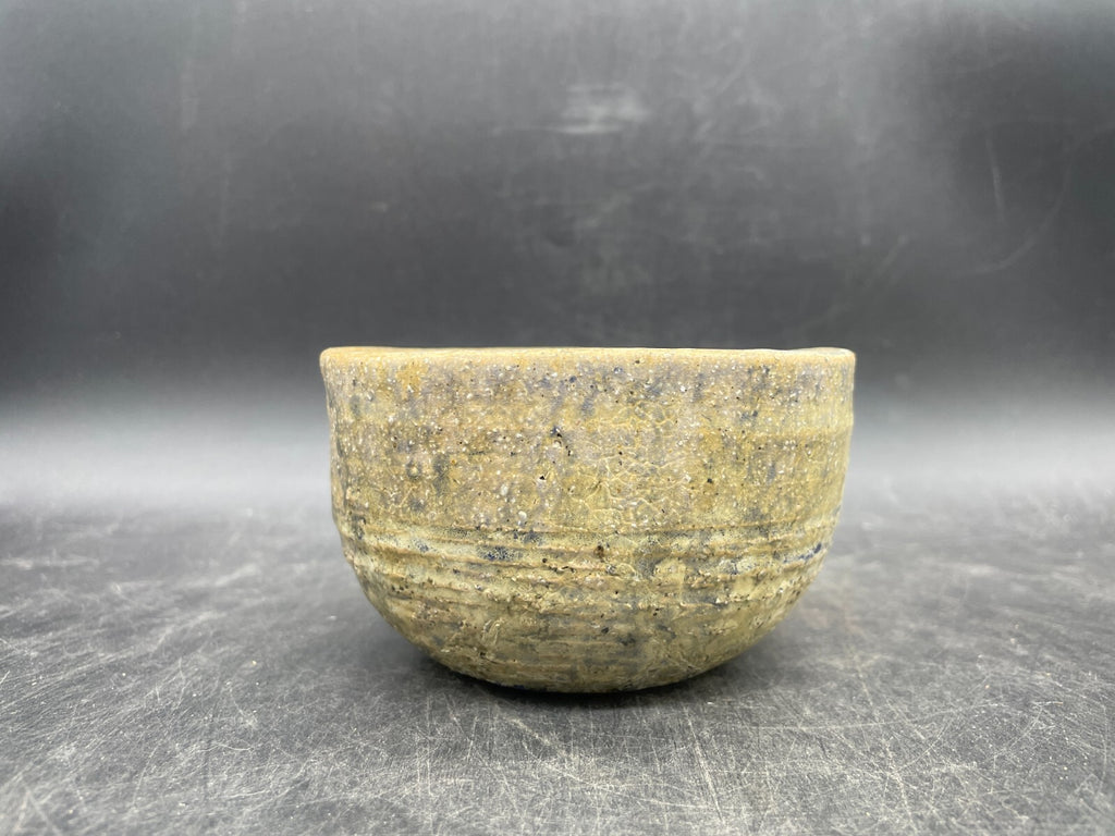 Vintage Artist Signed Art Pottery Bowl Vessel Hand Thrown Neutral Palate