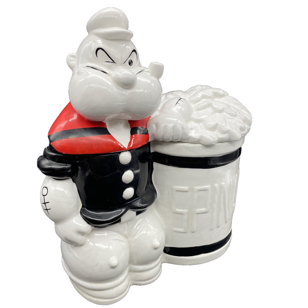Vintage Benjamin & Medwin Popeye & Spinach Cookie Jar