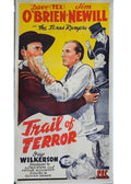 Rare 1948 Trail of Terror Movie Poster - Huge 6.5 Foot Lithograph Linen-Mounted Western