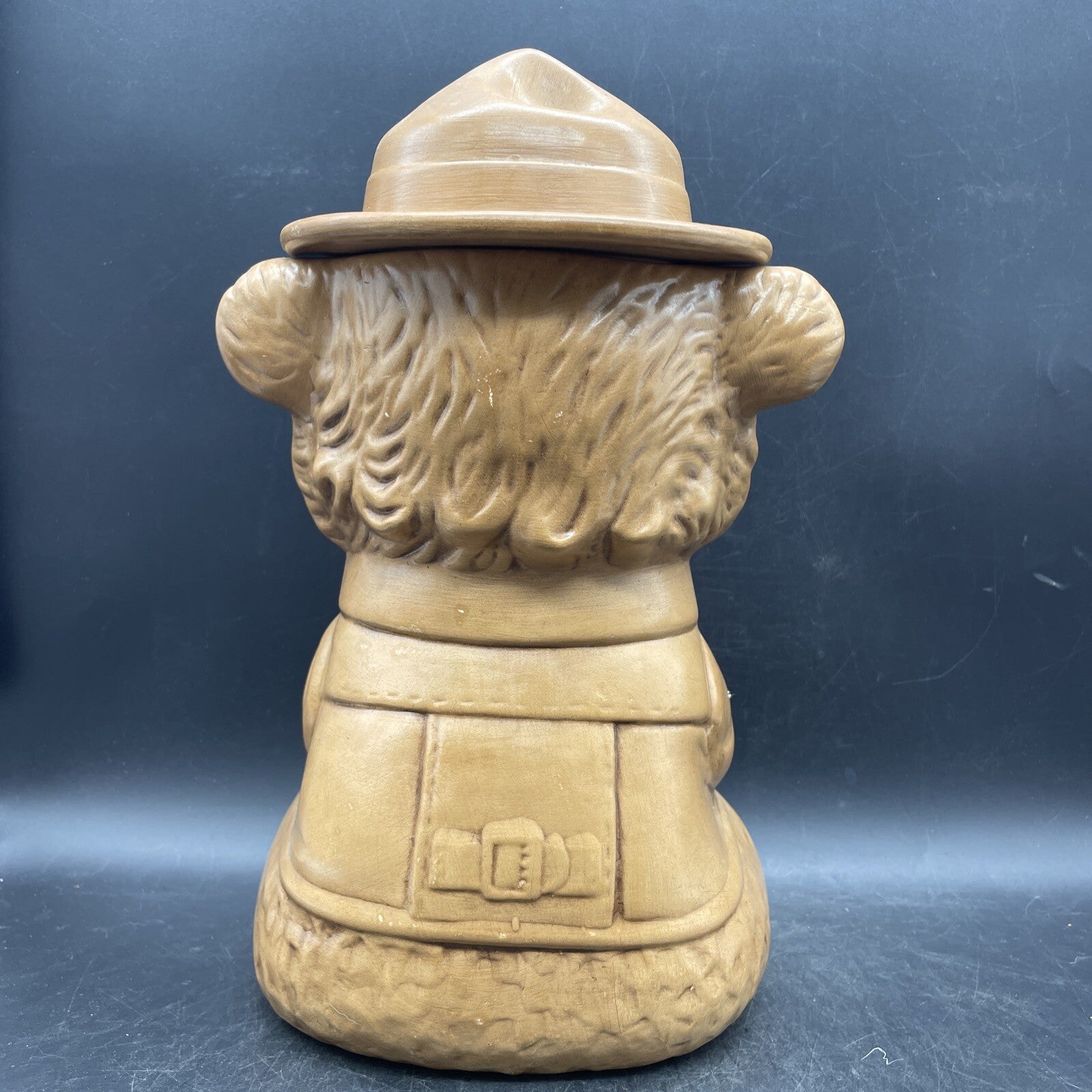 Vintage 1960s Twin Winton Smokey the Bear Cookie Jar - Ceramic Ranger