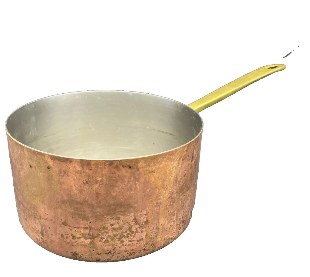 Vintage Paul Revere Ware 1801 Copper Bottom Saucepan - Made in USA