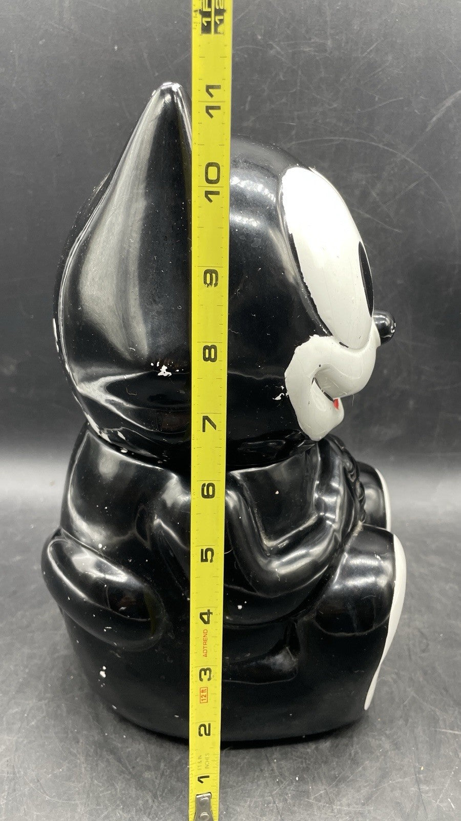 Vintage 1990s Felix the Cat Cookie Jar by Benjamin & Medwin - Rare Ceramic Collectible 11.5"