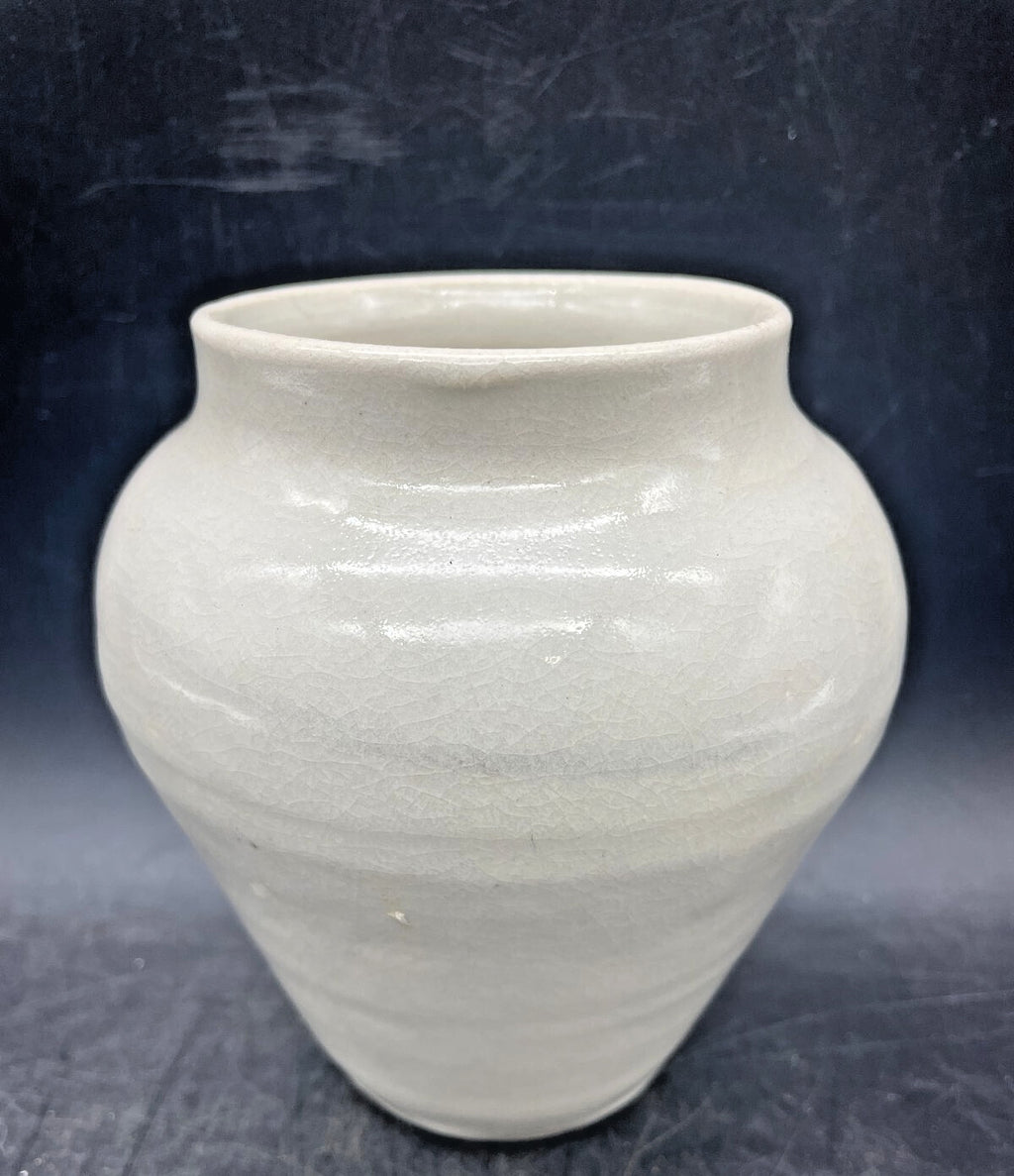 Signed Studio Art Pottery Vase - Hand Thrown 1988 Original