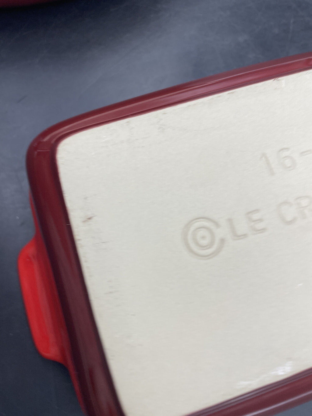 Le Creuset 16-41 Rectangle and 16-31 Oval Baking Dish, Cerise Red