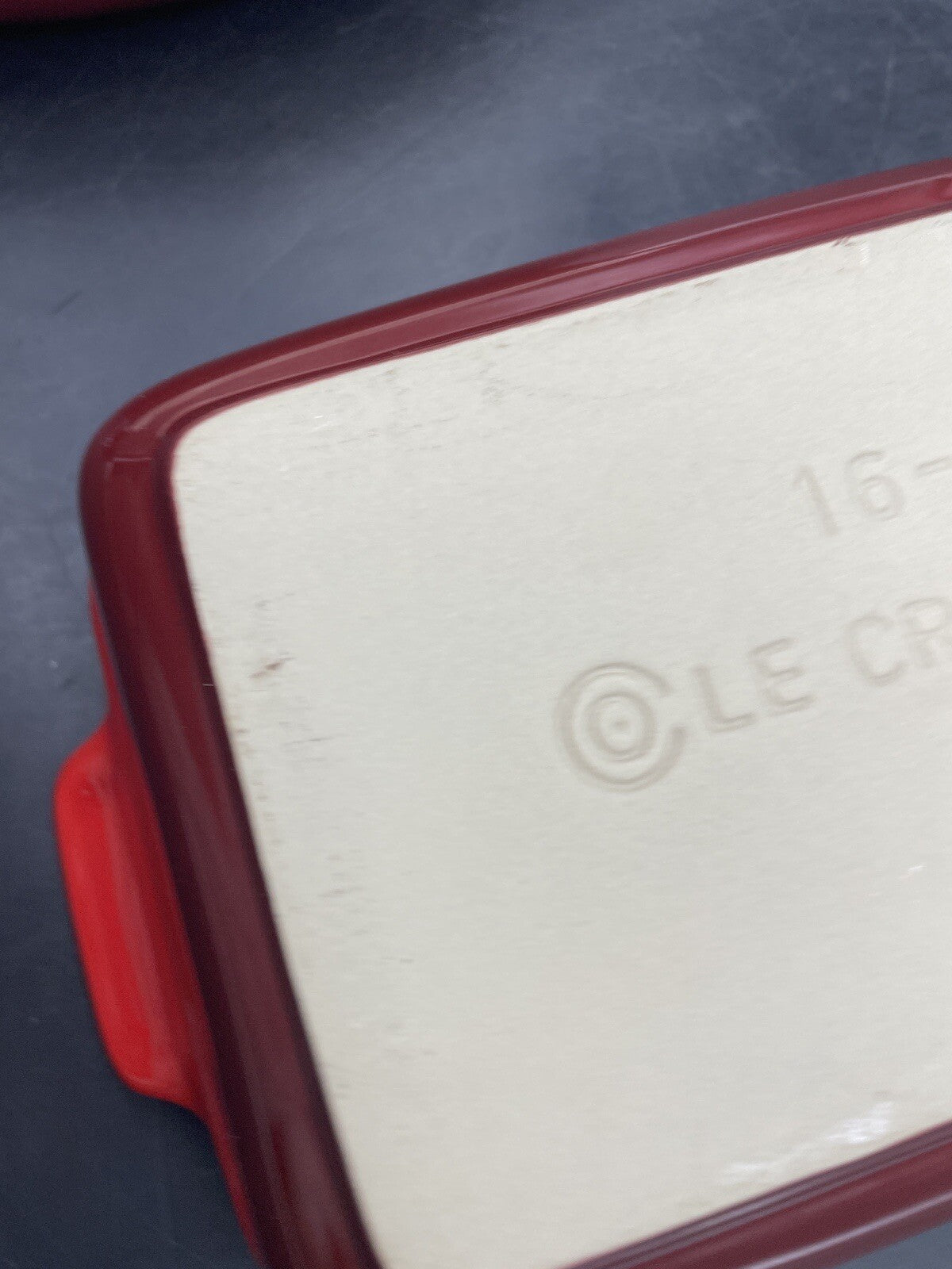 Le Creuset 16-41 Rectangle and 16-31 Oval Baking Dish, Cerise Red