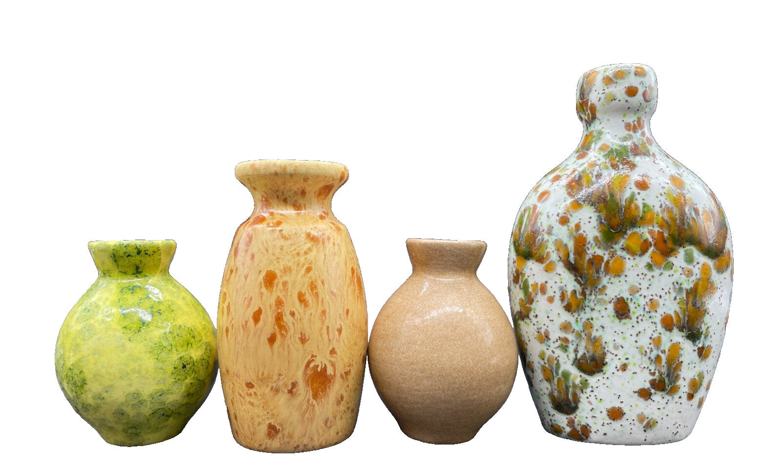 YATES Mid-Century Miniature Art Pottery 4 pcs
