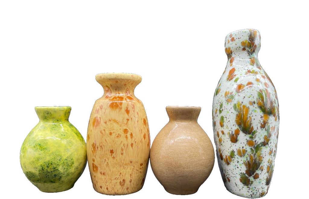 YATES Mid-Century Miniature Art Pottery 4 pcs