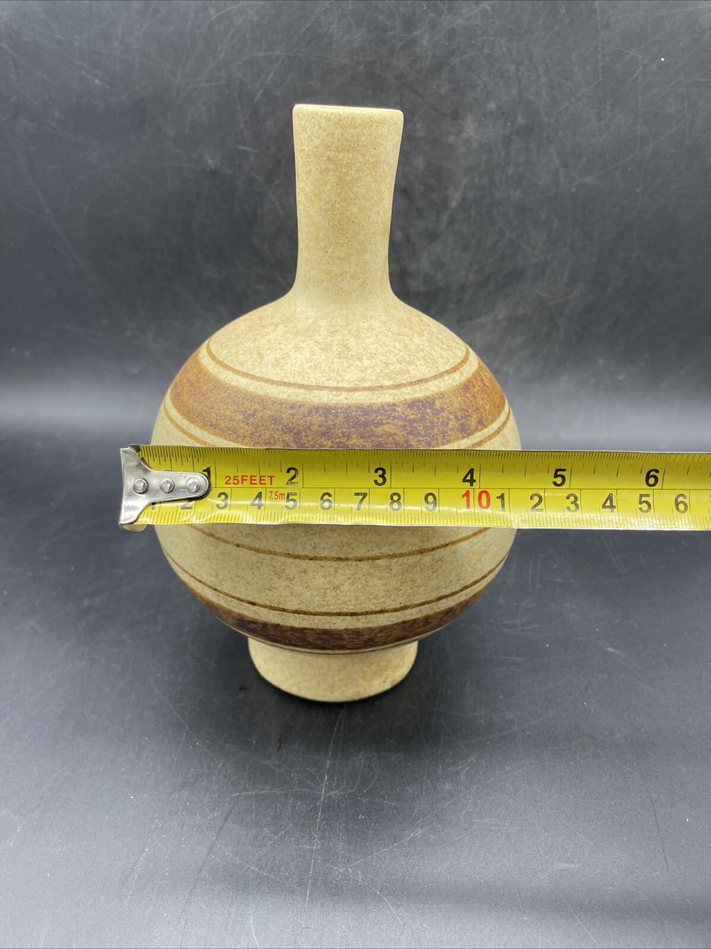 Robert Maxwell Two-Tone Stoneware Vase - Mid-Century Modern Art Pottery