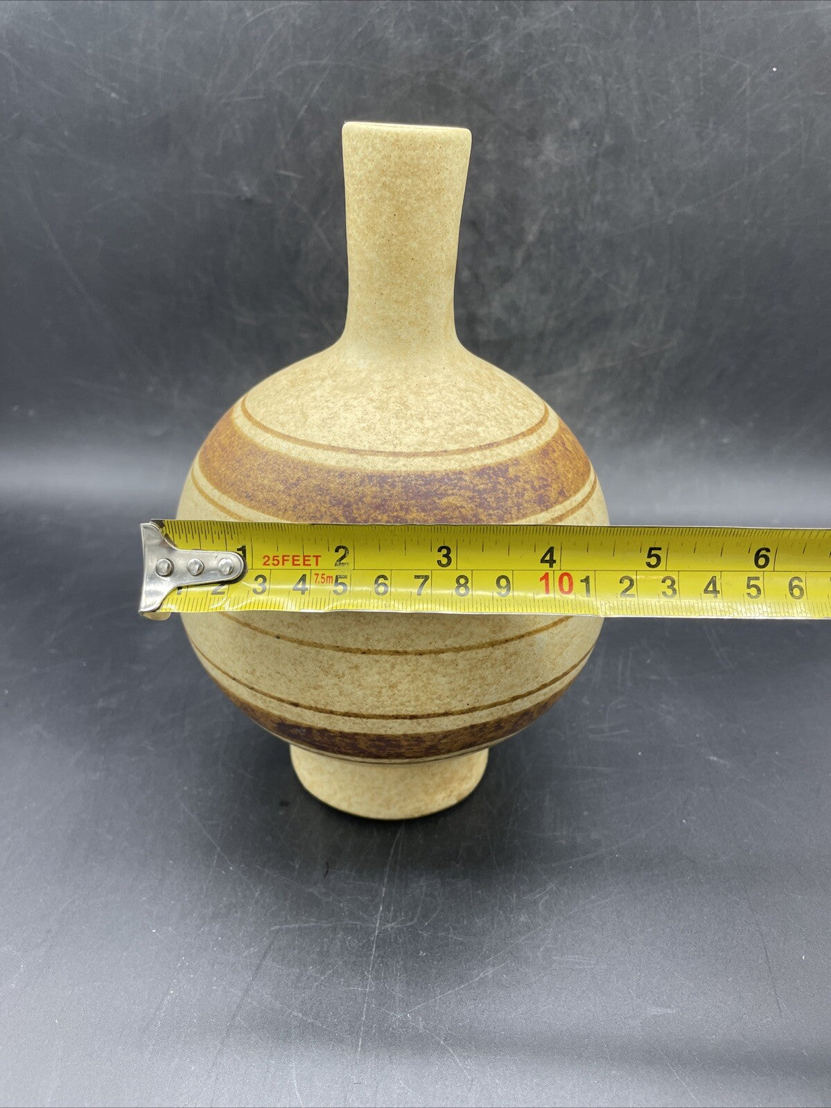 Robert Maxwell Two-Tone Stoneware Vase - Mid-Century Modern Art Pottery