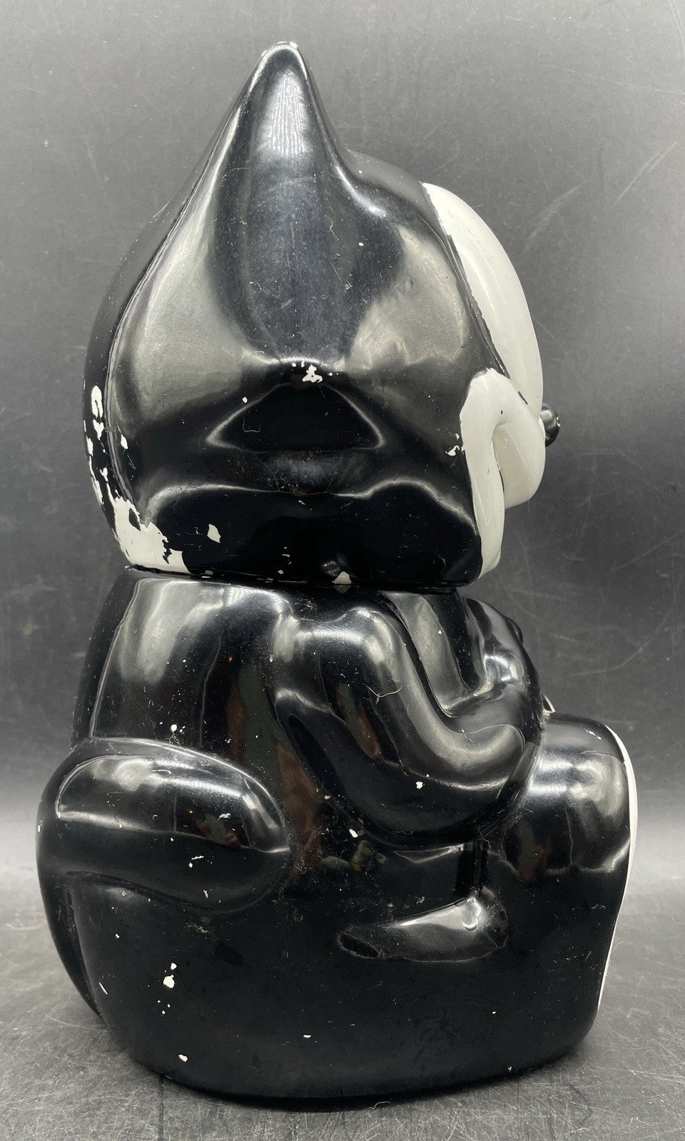 Vintage 1990s Felix the Cat Cookie Jar by Benjamin & Medwin - Rare Ceramic Collectible 11.5"