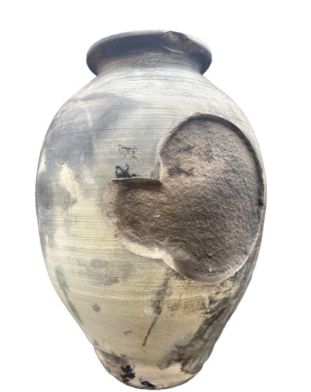 Tom Agnew Raku Pottery Vase - Northern Ireland Studio Art 9.5" Rare