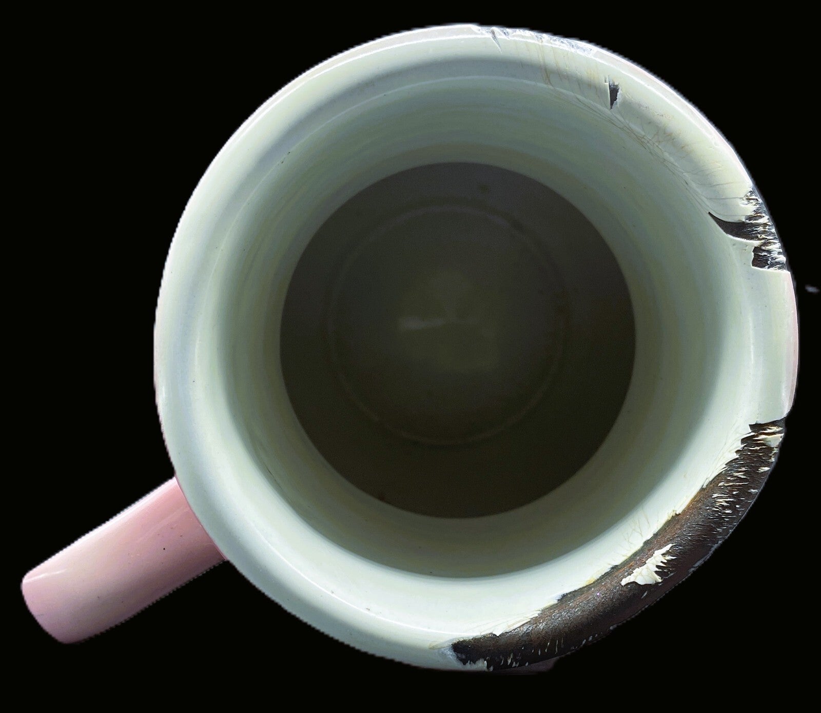Antique French Country Enamel Pitcher - Large 11" Floral Boudoir Pitcher 1900-1919