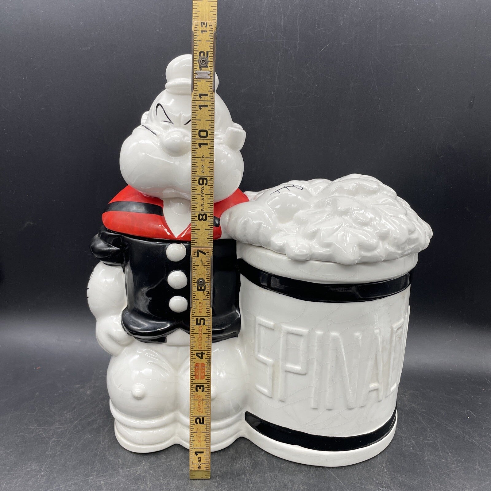 Vintage Benjamin & Medwin Popeye & Spinach Cookie Jar