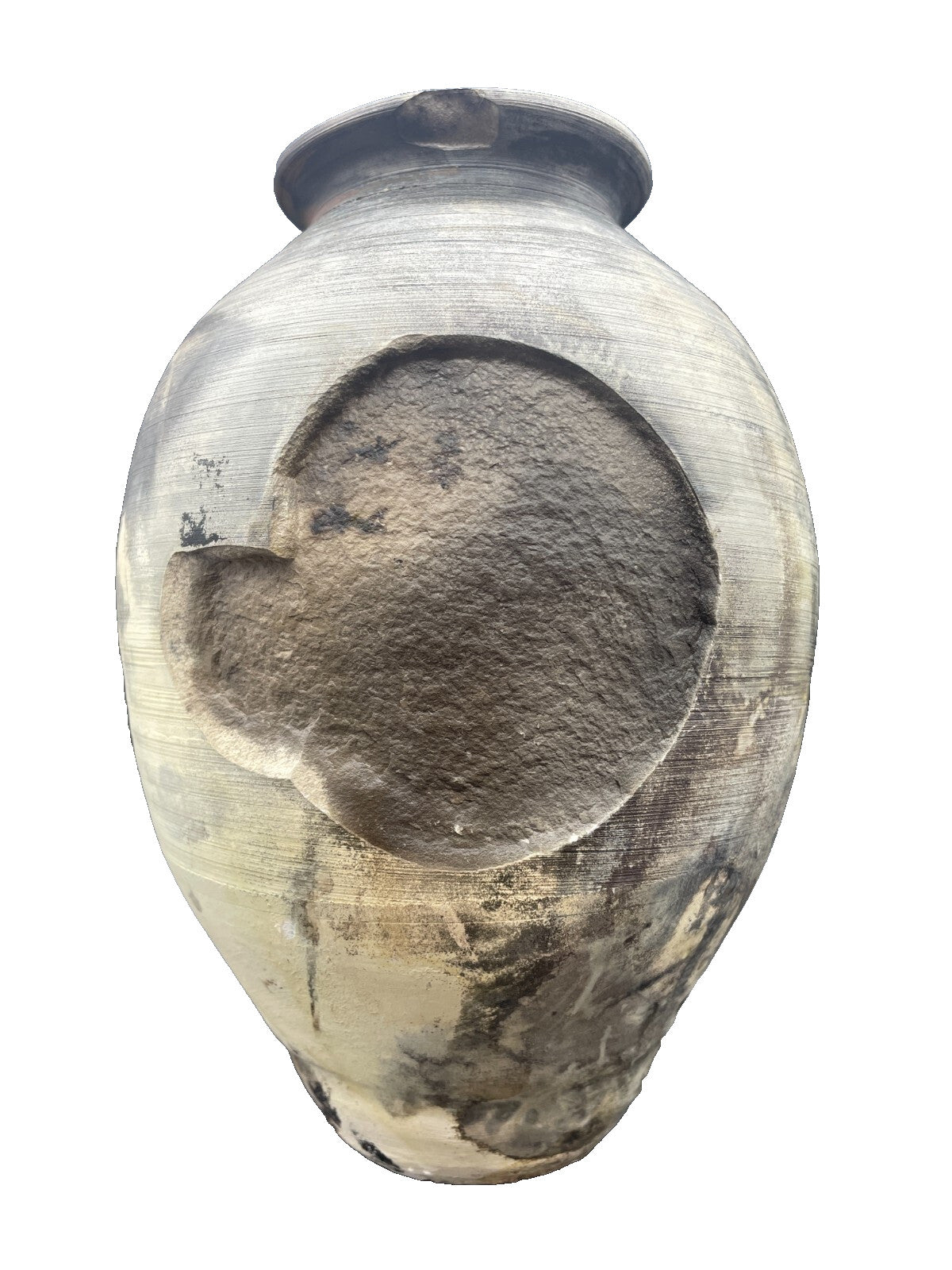 Tom Agnew Raku Pottery Vase - Northern Ireland Studio Art 9.5" Rare