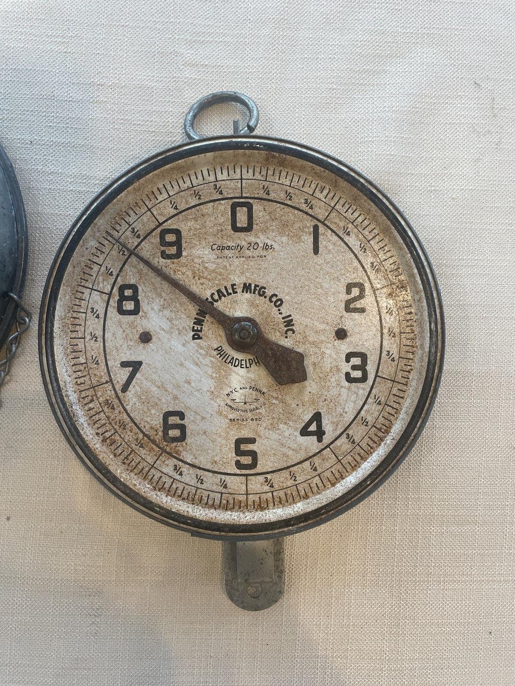 Vintage Penn Scale Hanging Chicken Scale - Rare Primitive Farmhouse Antique