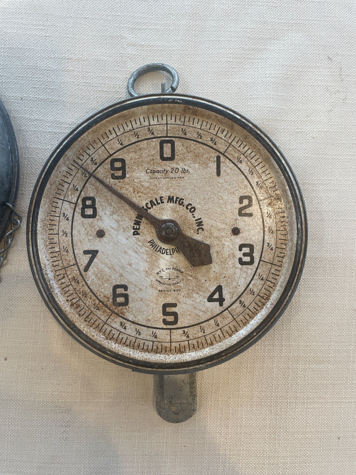 Vintage Penn Scale Hanging Chicken Scale - Rare Primitive Farmhouse Antique