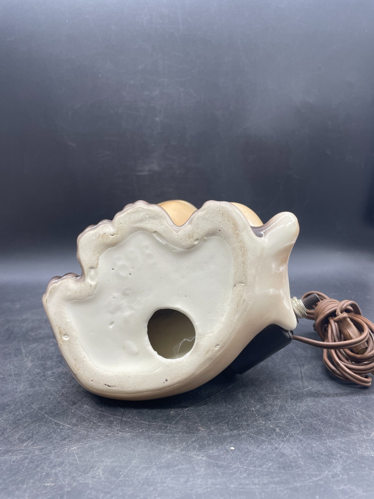 Vintage 1950s Maddux of California Siamese Cat TV Lamp - Mid-Century Ceramic 12"