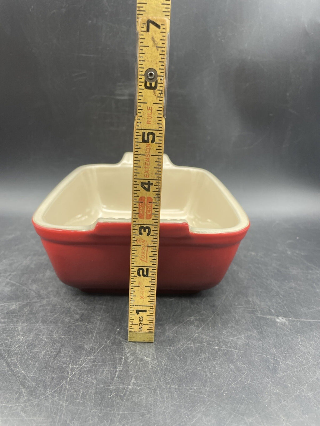 Le Creuset 16-41 Rectangle and 16-31 Oval Baking Dish, Cerise Red