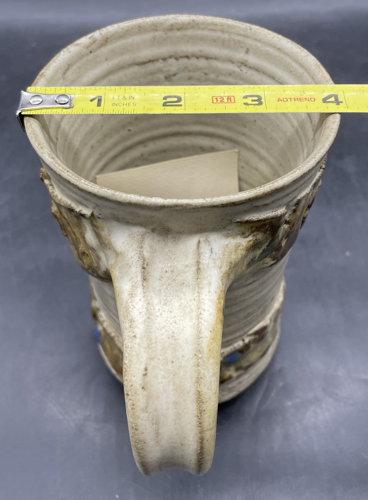 Vintage June Ellenwood Kapos Studio Pottery Mug - Karl Martz Student