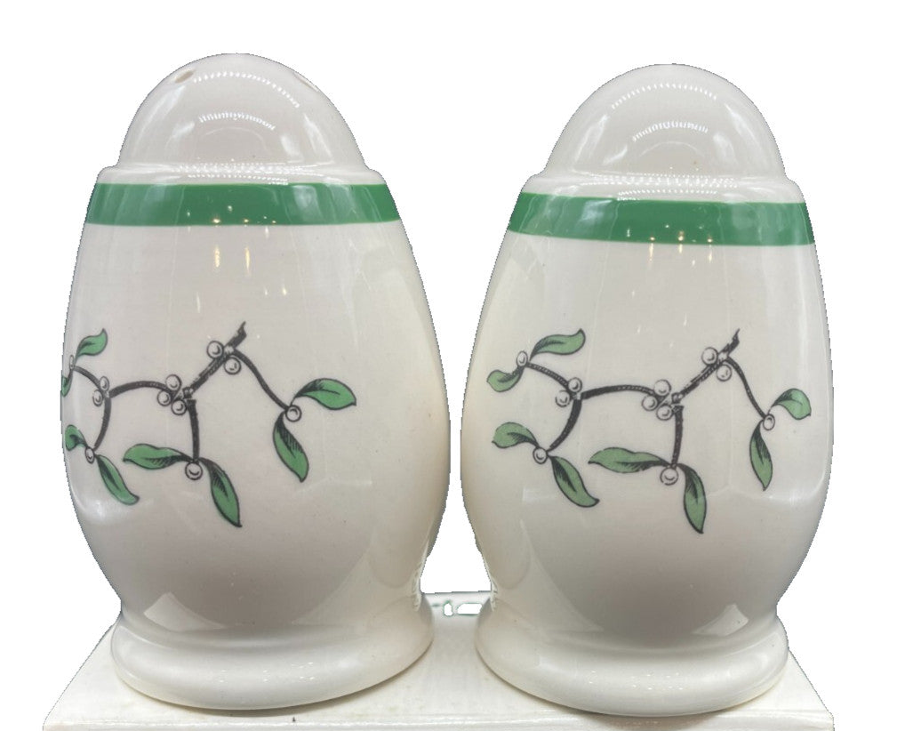 Vintage Spode Christmas Tree Salt & Pepper Shakers - England