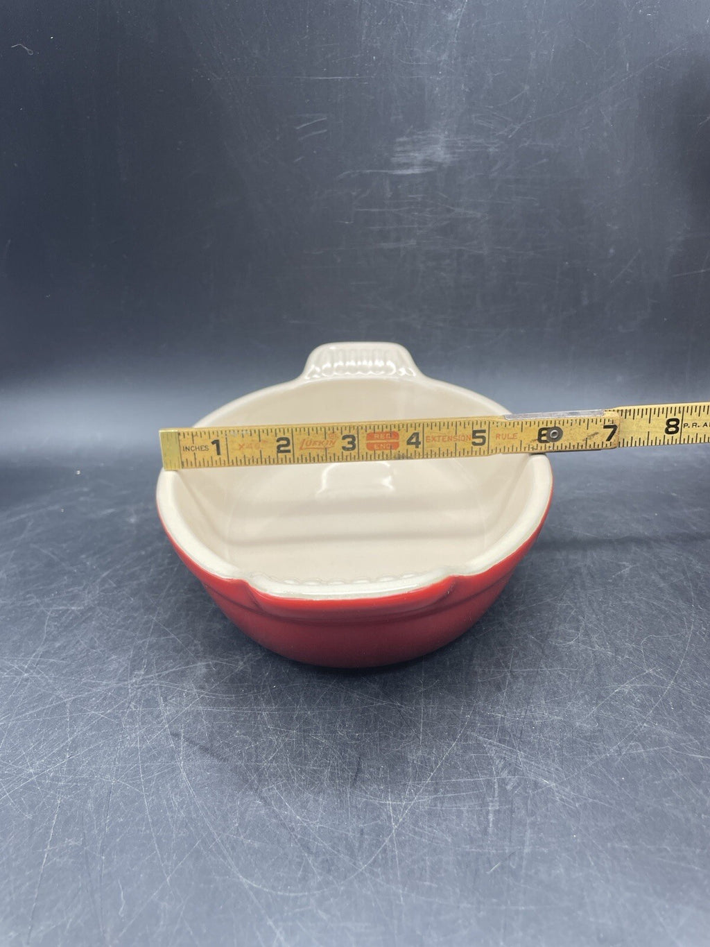 Le Creuset 16-41 Rectangle and 16-31 Oval Baking Dish, Cerise Red