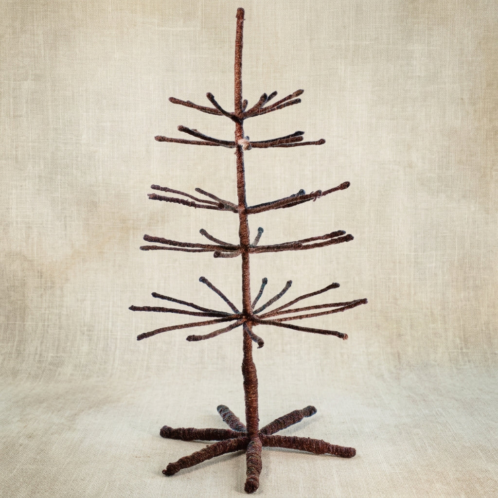 Woodland Woolie Ornament Display Tree - Brown, 34" Holiday